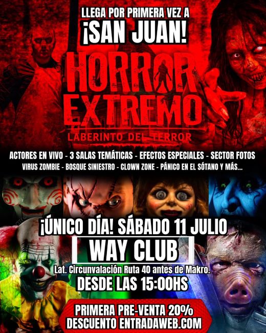 HORROR EXTREMO Laberinto del Terror San Juan