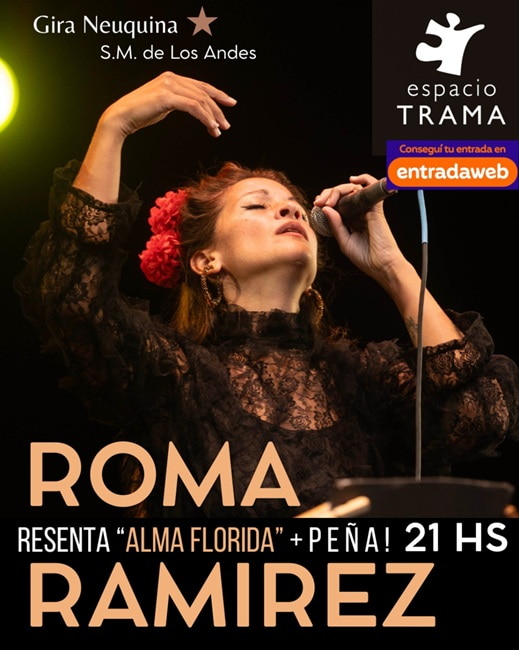 ROMA RAMIREZ presenta ALMA FLORIDA + PEÑA con invitados