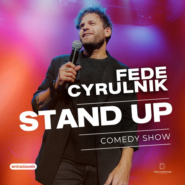 FEDE CYRULNIK presenta STAND UP COMEDY SHOW en CHASCOMUS