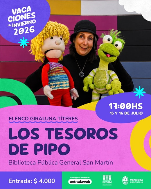 LOS TESOROS DE PIPO VACACIONES DE INVIERNO 2026