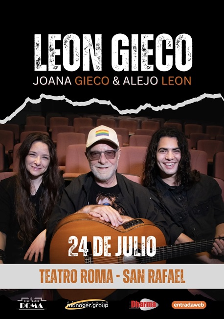 LEON GIECO Junto a JOANA GIECO Y ALEJO LEON San Rafael