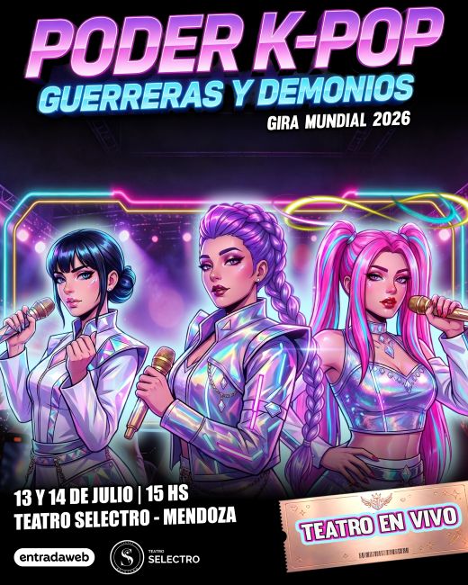 PODER K-POP GUERRERAS Y DEMONIOS Mendoza