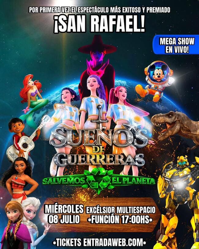 SUEÑOS DE GUERRERAS SALVEMOS EL PLANETA San Rafael