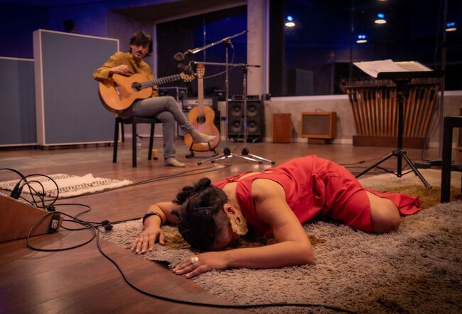 SOEMA MONTENEGRO Y JUANITO EL CANTOR en Tilcara